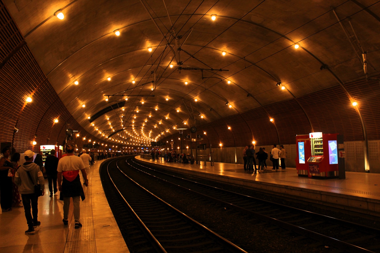Het treinstation van Monaco.