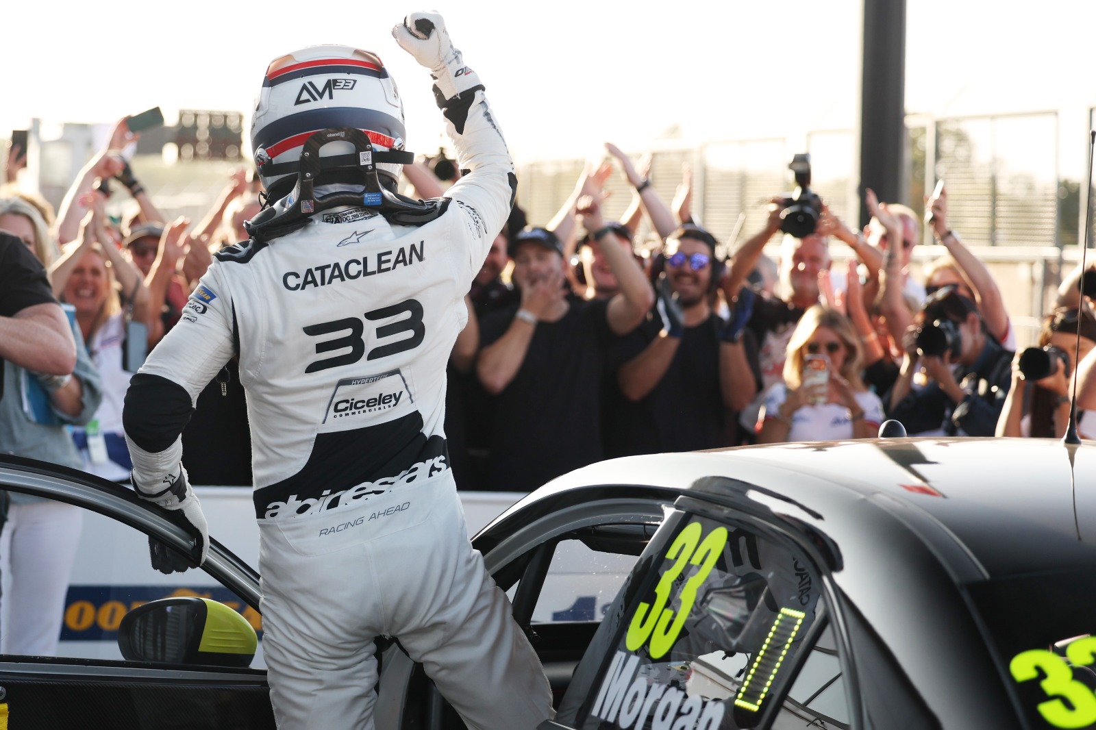 Morgan celebrates his best-ever BTCC round