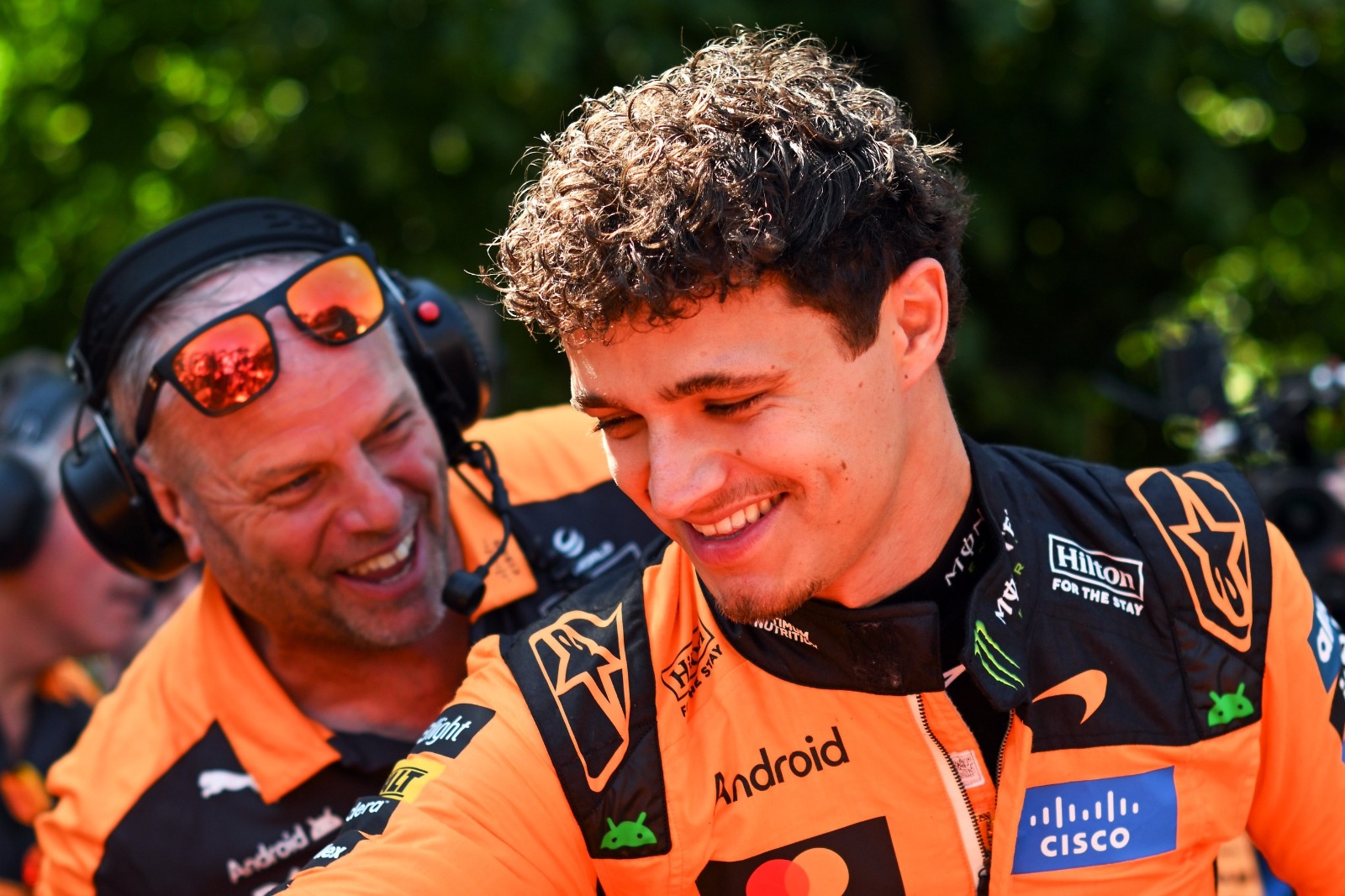 Reigning F1 world champion Norris was a star of the show - while plenty of other legends also made appearances