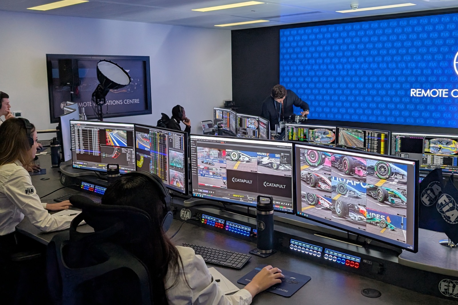 The ROC analysts can observe grid positioning, GPS data, and more to flag any issues to race control
