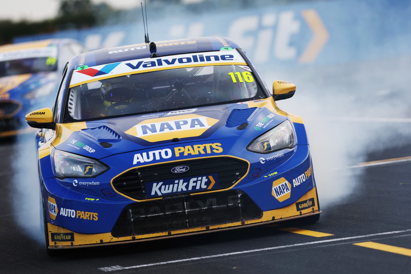 Sutton put in a champion's drive to win Race 2