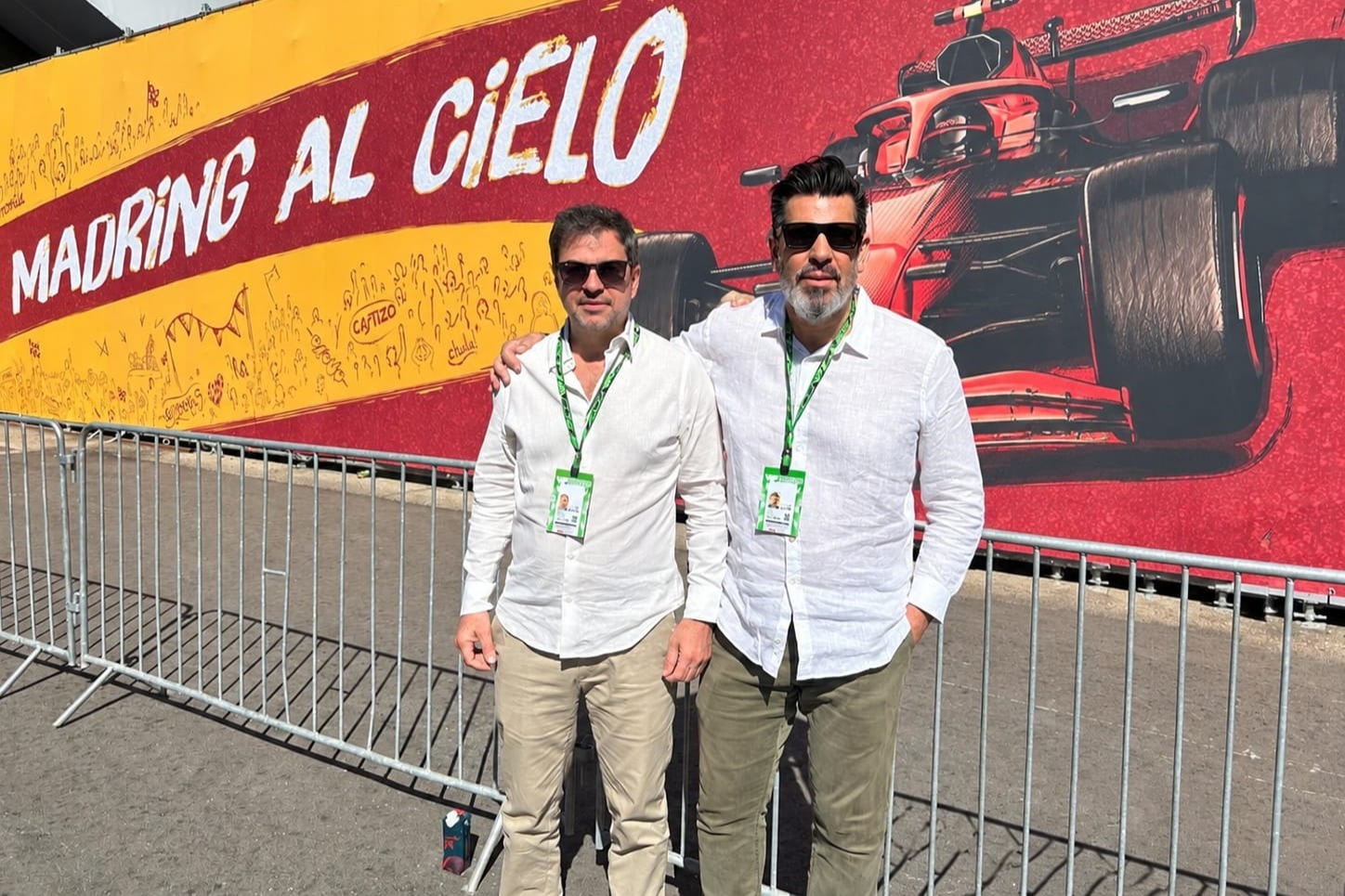 Valentín Díaz Gilligan y Fabián Turnes en el GP de España de Madrid