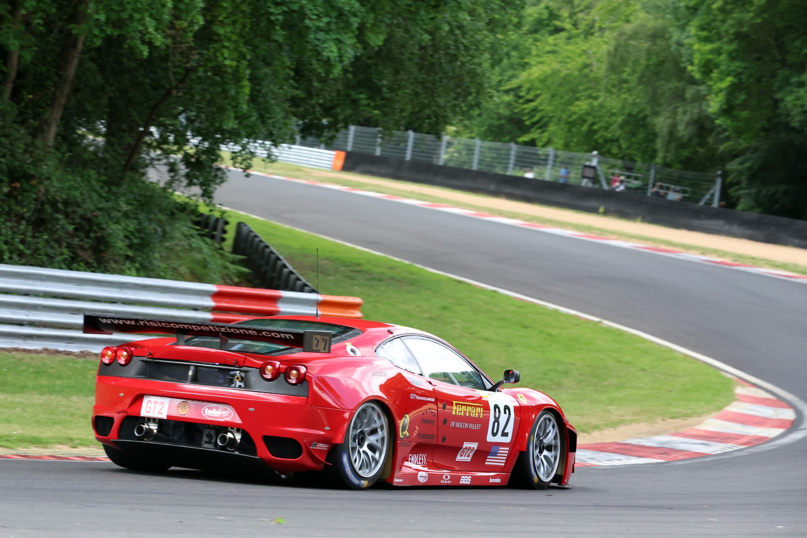 McLaren boss ended up being beaten by his son in both Masters Endurance Legends bouts
