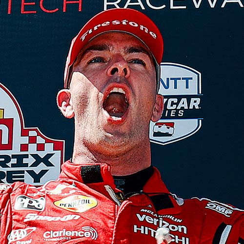 Scott McLaughlin winning at Laguna Seca